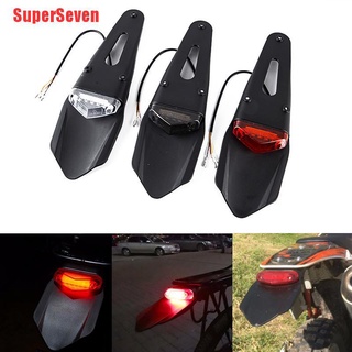 Fender SuperSeven Polisport motocicleta LED luz trasera y guardabarros trasero Stop Enduro luz trasera MX Trail