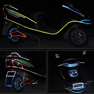 Warner: cinta adhesiva reflectante para rueda de 8 m/ft, para bicicleta, coche, motocicleta (5)