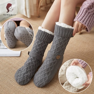 Etxk C Fuzzy calcetines lindo colorido cálido felpa suave zapatilla calcetín sueño calcetín para mujeres niñas tiktok