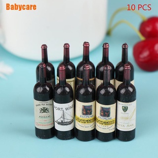 [babycare] 10 pzs botella De Resina Miniatura simulación botella De vino accesorios Para Casa De muñecas