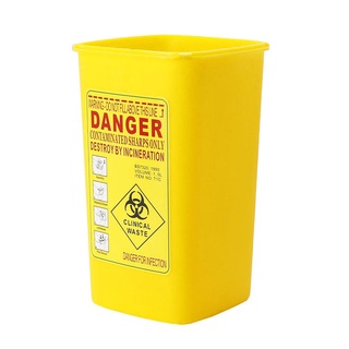 Sharps Disposal Container Biohazard Needle Tattoo Waste Basket 1.0L