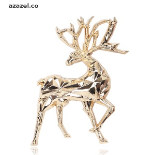 【azazel】 Exquisite Cute Gold Christmas Deer Animal Brooch Clothing Versatile Accessories [CO]