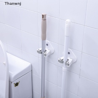 [tai] adhesivo montado en la pared fregona soporte escoba percha clip gancho organizador de baño sdg