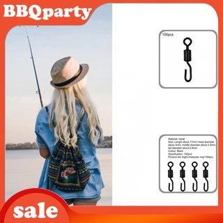 <BBQparty> Conveniente gancho de pesca al aire libre línea de pesca Pin anillo conector DIY para pesca
