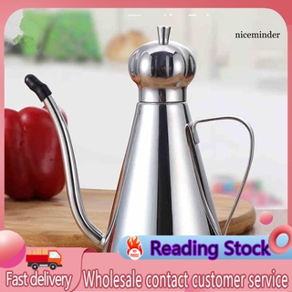 NCJ_350ML/500ML/1000ML Oil Bottle Eco-friendly Corrosion Resistant Stainless Steel Drip-free Olive Oil Dispenser Supplies for Home