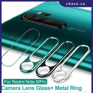 [nuevos productos] aplicable para anillo de lente de la serie redmi note 8 + anillo de protección contra arañazos para cámara trasera