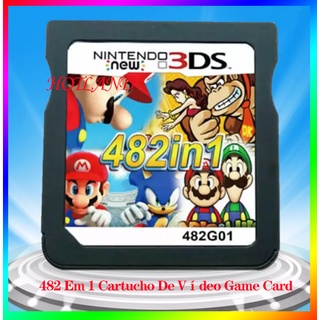 Nuevo Cartucho De videojuego 482 en 1 Para Super Mario Nintendo Ds Ndsl Ndsi 2ds 3ds (1)