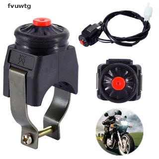 fvuwtg interruptor de apagado de motocicleta rojo botón de arranque de cuerno bicicleta de suciedad atv utv dual sport co