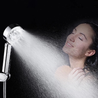 doble cara doble función cabezal de ducha ahorro de agua redondo abs cromo booster ducha de baño de alta presión de mano ducha de mano (4)
