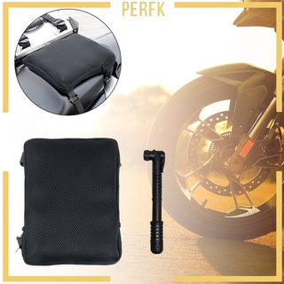 [PERFK] 3d cómodo asiento de motocicleta Protector de asiento de aire alivio de presión