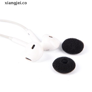 [xiangjei] 30 piezas de esponja de espuma suave negra para auriculares, funda co (1)