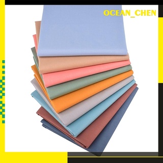 (Ocean_Chen) Set De 9 pzs tela De tela textil De algodón cuadriculada De retazos De tela De grasa Para álbum De recortes tela De Costura (5)