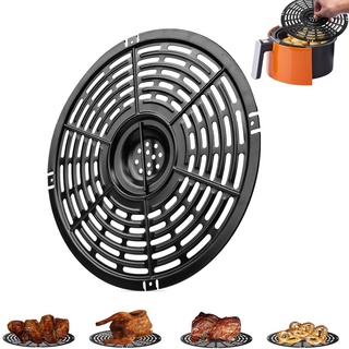 MAAHS Non-Stick Fry Pan Fit all Airfryer Cooking Divider Grill Pan Air Fryer Basket Air fryer accessories Replacement Dishwasher Safe Crisper Plate (7)