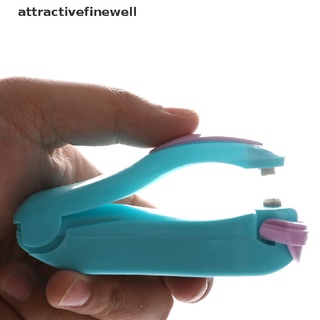 [attractivefinewell] Mini Máquina De Sellado De Calor Portátil De Plástico Para Aperitivos , Gadget , Bolsa De Almacenamiento