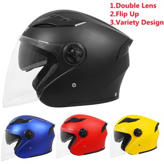 Icc cascos Vintage estándar para motocicleta/casco de doble lente/Moto Racing/cascos