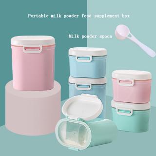Caja de almacenamiento de alimentos para bebés, portátil, organizador de leche en polvo, dispensador de fórmula