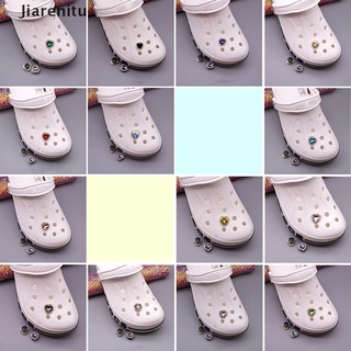 CHARMS [jiarenitu] 1pc croc zapato encantos de diamantes de imitación jibz zapatos accesorios decoración para croc kid zapato.