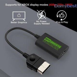 Dom para Xbox a HDMI Compatible con convertidor HD Link Cable 1080i 720p 480p 480i (3)
