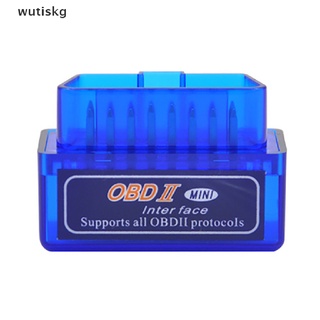 Wutiskg Car Bluetooth Mini ELM327 OBD2 II Auto OBD2 Diagnostic Interface Scanner Tool CO