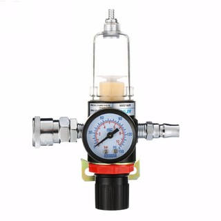 1/4 compresor de aire filtro separador de agua Kit de herramientas con regulador AFR-2000 (2)