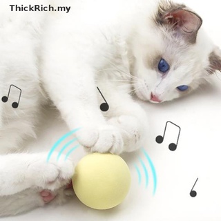 [thickrich] Pelota interactiva Catnip gato juguete de entrenamiento para mascotas/juguetes chirriantes para mascotas