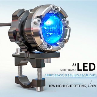 Spirit Beast motocicleta decorativa iluminación accesorios faros delanteros 48V faros Led Super brillante luces auxiliares Faro Led Moto