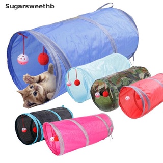 shb> plegable gato gatito juego túnel conejo cueva pasaje tubos mascota ocultar juguete bien