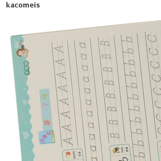 [kmsa] 4 libros números de aprendizaje cartas escritura práctica libro de arte niños copybook con bolígrafo cxv