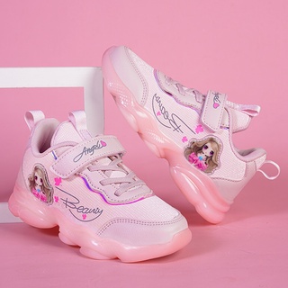 Zapatos de los niños de las niñas zapatos rosa princesa zapatos de deporte suela suave antideslizante (3)