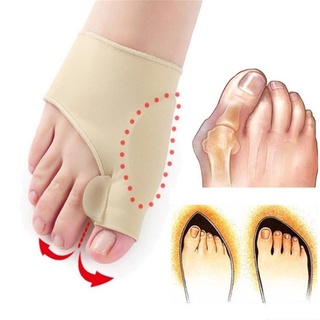 ta 1 par de cuidado de pies hallux valgus bunion corrector separador del dedo del pie correa ajustador