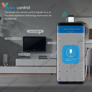 Tipo C Micro USB Lightning para iPhone interfaz Smart App Control teléfono móvil Control remoto inalámbrico aparatos infrarrojos adaptador para TV TV BOX