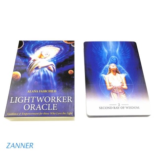 Zann Lightworker Oracle Cards 44 Cartas Deck Tarot Completo Inglés Misterioso Adivinación Juego De Familia Fiesta Divertido Mesa