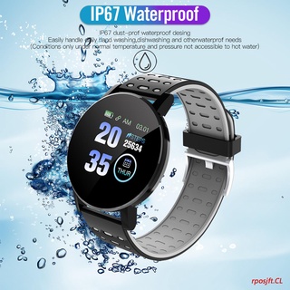 119plus Smartwach Bluetooth Ip67 À Prova d’água Com Monitor De Frequência Cardíaca Para Ios/Android yallove
