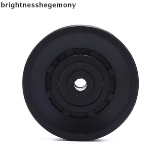 [brightnesshegemony] 1pc 90 mm negro rodamiento polea Cable de rueda equipo de gimnasio parte resistente al desgaste kit de gimnasio caliente