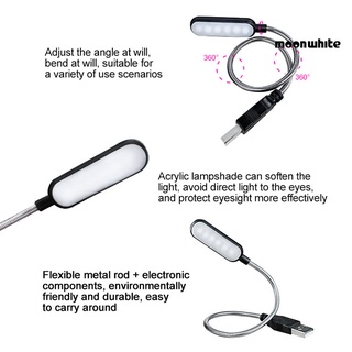 Lámpara Plegable Portátil USB Para Aprendizaje De Lectura Escritorio Luz Nocturna (7)