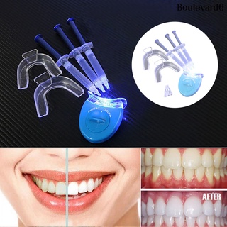 boulevard Home Beauty Tooth Gel Teeth Whitening Tools Whitener Oral Dental Bleaching Kit with LED White Light