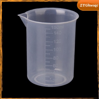 50/100/150/200/250/500ml plástico transparente graduado vaso