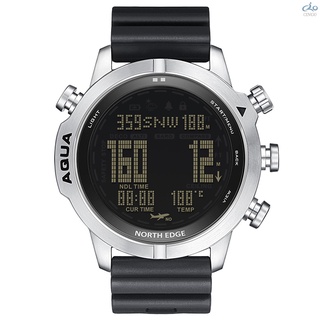 Cingo hombres deportes Digital analógico reloj de buceo reloj de acero negocios reloj de pulsera altímetro brújula 200m impermeable (9)