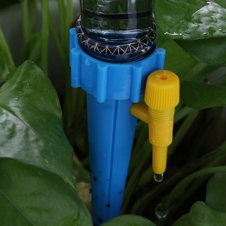 Fou sistema de riego por goteo automático para plantas (6 piezas azul)