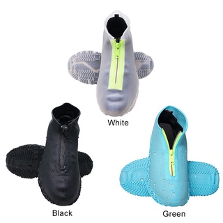moda de silicona zapatos cubierta impermeable al aire libre antideslizante adulto botas de lluvia