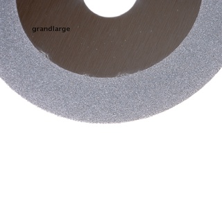 [grandlarge] 100 mm 4" diamante recubierto de rueda plana disco de vidrio piedra herramienta de corte