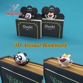 homoation nuevo de dibujos animados estilo animal panda libro marcadores regalo creativo shiba inu divertido papelería pvc suministros escolares