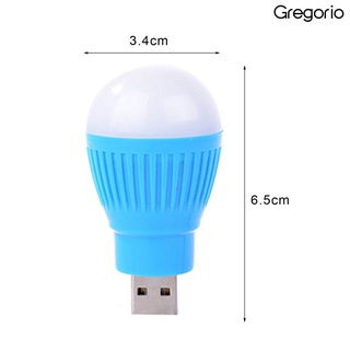 Gretm Mini bombilla LED USB portátil para acampar al aire libre/senderismo/energía/lámpara nocturna (5)