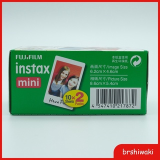 Brshiwaki Mini Película blanca con 40 hojas Para cámara instantánea Fuji Instax