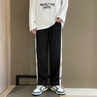 Pantalones deportivos para hombre con estampado Lateral/casual Combina todo