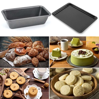 Yindu805 6 pulgadas tostadas caja de pan pan de acero al carbono antiadherente sartén de hornear DIY molde de pastel herramientas de hornear suministros de cocina