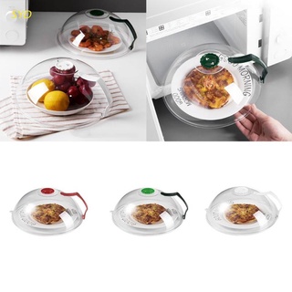 Syd - cubierta transparente para microondas con mango, mesa de comedor, preservación del calor, tapa antisalpicaduras, antisalpicaduras, con rejilla de ventilación de vapor