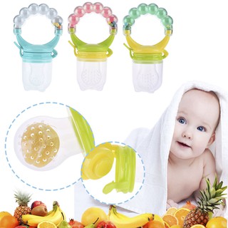 anillo pezón de alimentos frescos fruta leche mordedor alimentador de alimentación seguro bebé suministros