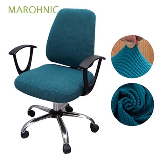 MAROHNIC 1 Set Backrest Cover Washable Seat Cover Chair Cover Spandex Removable Dining Room Chairs Computer Chairs Dining Room Folding Home Textile