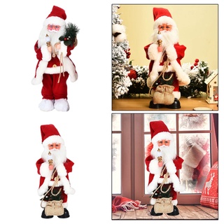 Eléctrico Santa Claus juguete Wiggle Santa Swinging canto Twerking Santa Claus para el hogar